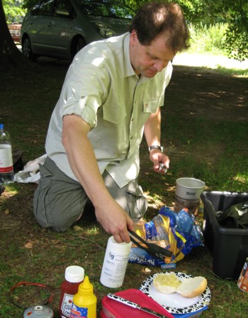 Mark with cooker